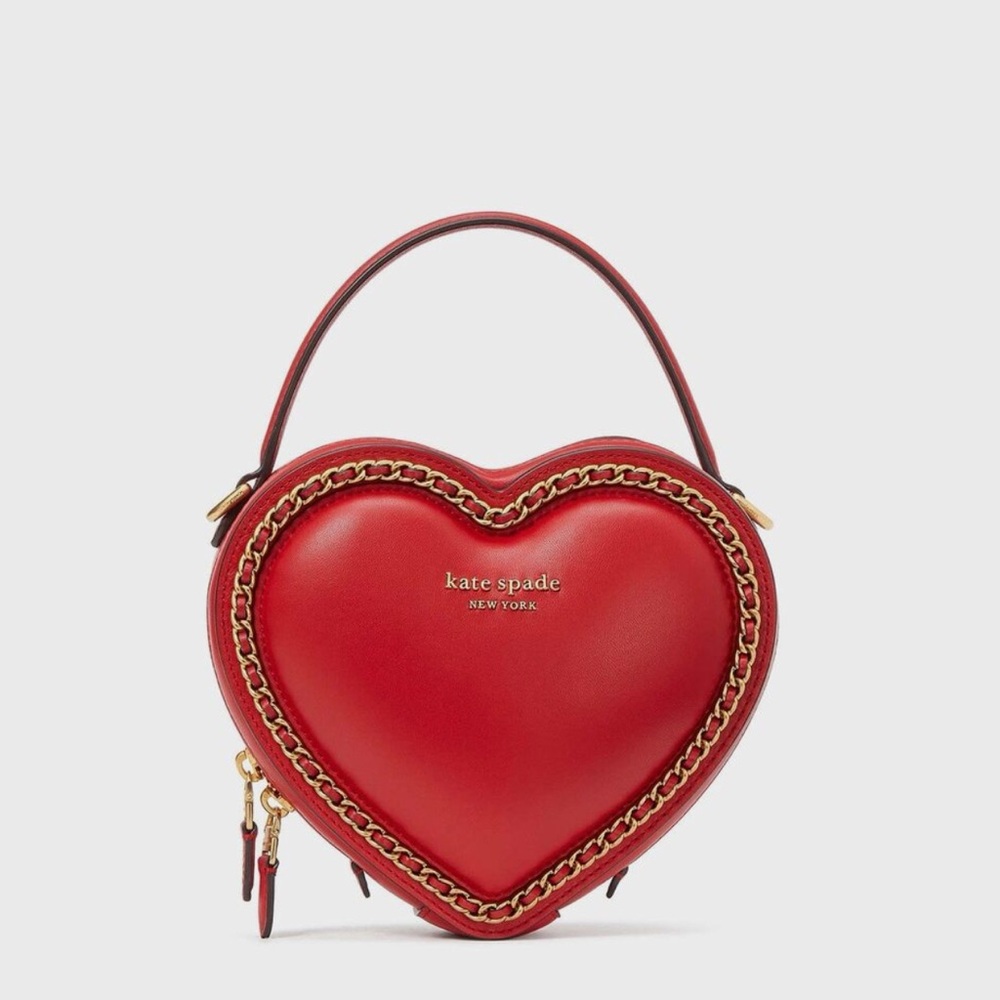 NWT-♠️Kate Spade ♠️-Amour 3d Heart Crossbody Bag